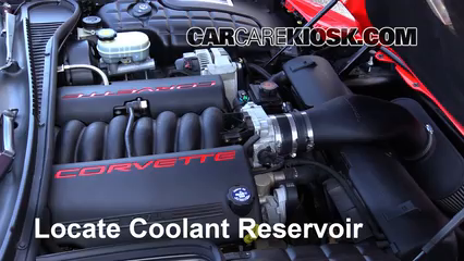 2002 Chevrolet Corvette 5.7L V8 Convertible Refrigerante (anticongelante) Agregar refrigerante